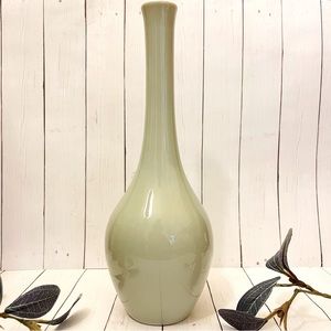 Vintage Celadon Green Bud Vase Made For Gumps Japan 10"